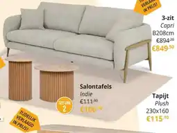 YGO Salontafels Indie aanbieding