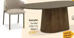 YGO Eettafel Sundar aanbieding