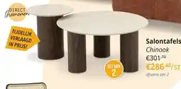 YGO Salontafels Chinook aanbieding