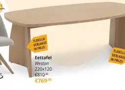 YGO Eettafel Weston aanbieding