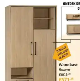 YGO Wandkast Bolivar aanbieding