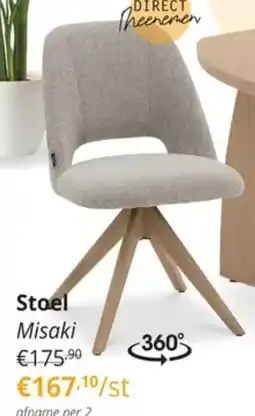 YGO Stoel Misaki aanbieding