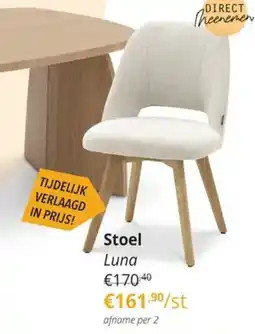 YGO Stoel Luna aanbieding