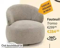 YGO Fauteuil Tromso aanbieding