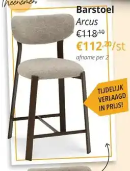 YGO Barstoel Arcus aanbieding