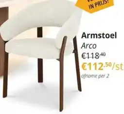 YGO Armstoel Arco aanbieding