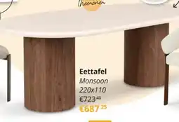 YGO Eettafel Monsoon aanbieding