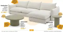 YGO Hoeksalon Talitha aanbieding