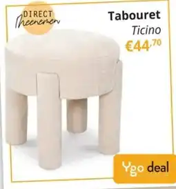 YGO Tabouret Ticino aanbieding