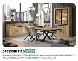 Crack Dressoir Tibo aanbieding