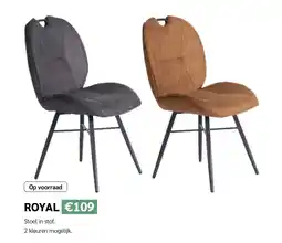 Crack Stoel in stof aanbieding
