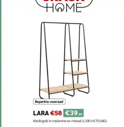 Crack Lara kledingrek aanbieding
