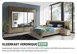 Crack Kleerkast Veronique aanbieding