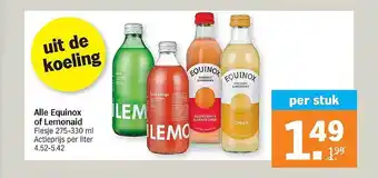 Albert Heijn Alle Equinox Of Lemonaid aanbieding