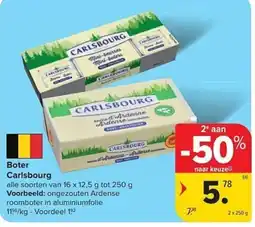 Carrefour Market Boter Carlsbourg aanbieding