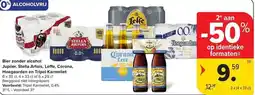 Carrefour Market Bier zonder alcohol aanbieding
