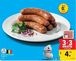 Carrefour Market Varkens/kalfsworsten Carrefour aanbieding