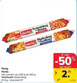 Carrefour Market Deeg Herta aanbieding