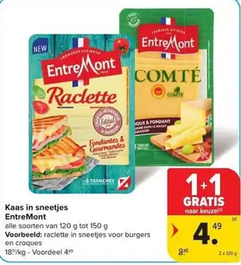 Kaas in sneetjes EntreMont