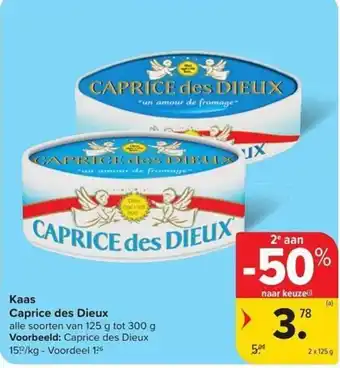 Kaas Caprice des Dieux