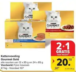 Carrefour Market Kattenvoeding Gourmet Gold aanbieding