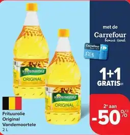 Carrefour Market Frituurolie Original Vandemoortele aanbieding