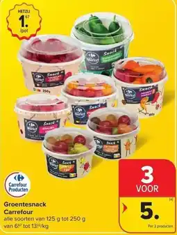 Carrefour Market Groentesnack Carrefour aanbieding