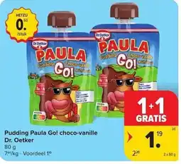 Carrefour Market Pudding Paula Go! aanbieding