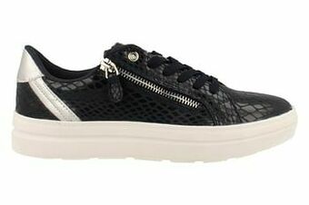 Berca Shoes Sprox Sneaker Laag Dames Vegan Met Functionele Rits - Blauw aanbieding
