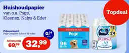 Bol.com Huishoudpapier van o.a. Page, Kleenex, Nalys & Edet aanbieding