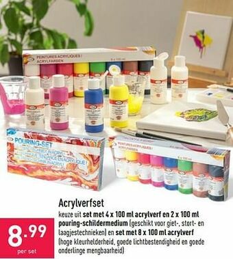 ALDI Acrylverfset aanbieding