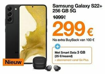 Orange Samsung galaxy s22+ 256 gb 5g aanbieding