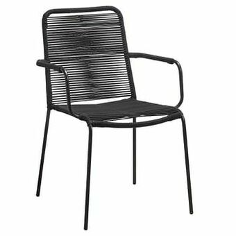 Kwantum Tuinstoel Ropa Zwart aanbieding