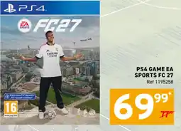 Trafic ps4 game ea sports fc 27 aanbieding