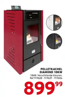 Trafic pelletkachel diamond 10kw aanbieding