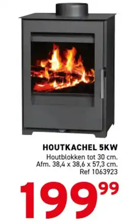 Trafic Houtkachel 5kw aanbieding