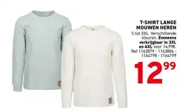 Trafic T-shirt lange mouwen heren aanbieding