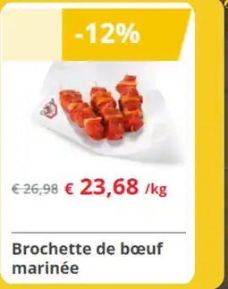 Renmans Brochette de bœuf marinée aanbieding