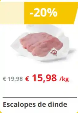 Renmans Escalopes de dinde aanbieding