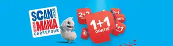 Carrefour 1+1 Gratis aanbieding
