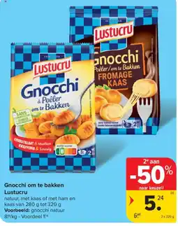 Carrefour Gnocchi om te bakken aanbieding