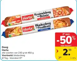 Carrefour Deeg Herta aanbieding