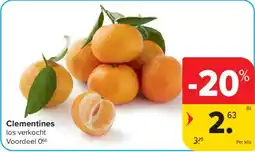 Carrefour Clementines aanbieding