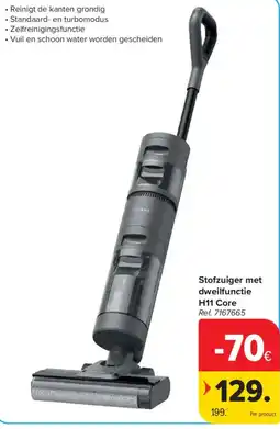 Carrefour Stofzuiger met dweifunctie H11 Core aanbieding