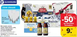 Carrefour Bier zonder alcohol aanbieding