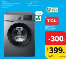 Carrefour Wasmachine TCL aanbieding