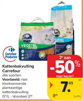 Kattenbakvulling Carrefour