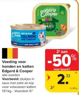 Carrefour Voeding voor honden en katten Edgard & Cooper aanbieding