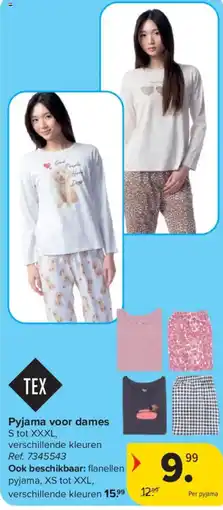 Carrefour Pyjama voor dames aanbieding