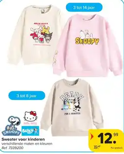 Carrefour Sweater voor kinderen aanbieding